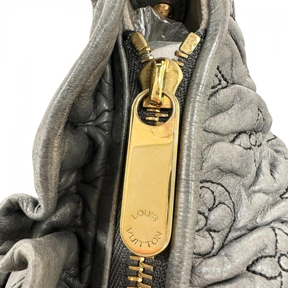 LOUIS VUITTON ルイヴィトン ショルダーバッグ モノグラムオランプ ニンブスPM M95475 ラムスキン グレー ゴールド金具 レディース【中古品】