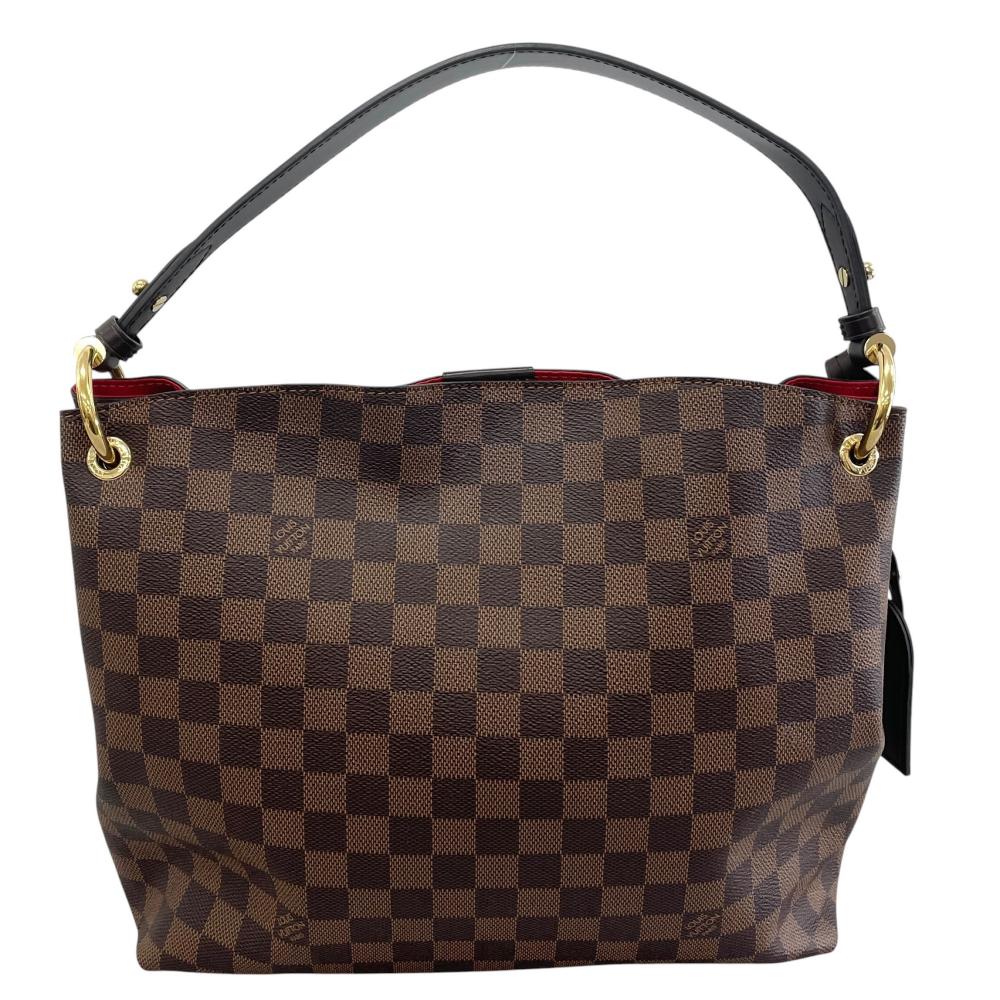 LOUIS VUITTON ルイヴィトン ハンドバッグ ダミエ・エベヌ グレースフル PM ワンショルダー N44044 モノグラムキャンバス ブラウン 茶 レディース【中古品】