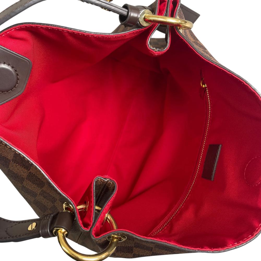 LOUIS VUITTON ルイヴィトン ハンドバッグ ダミエ・エベヌ グレースフル PM ワンショルダー N44044 モノグラムキャンバス ブラウン 茶 レディース【中古品】