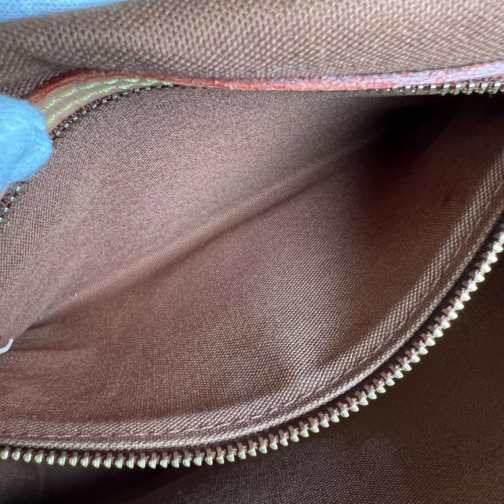 LOUIS VUITTON ルイヴィトン ハンドバッグ ミニ・ルーピング モノグラム M51147 モノグラムキャンバス ブラウン 茶 レディース【中古品】