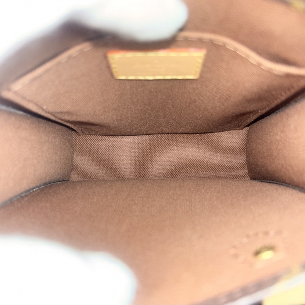 LOUIS VUITTON ルイヴィトン 2WAY プティット・サックプラ ハンドバッグ ショルダーバッグ ブラウン M81925 モノグラムキャンバス ゴールド金具 レディース【中古品】