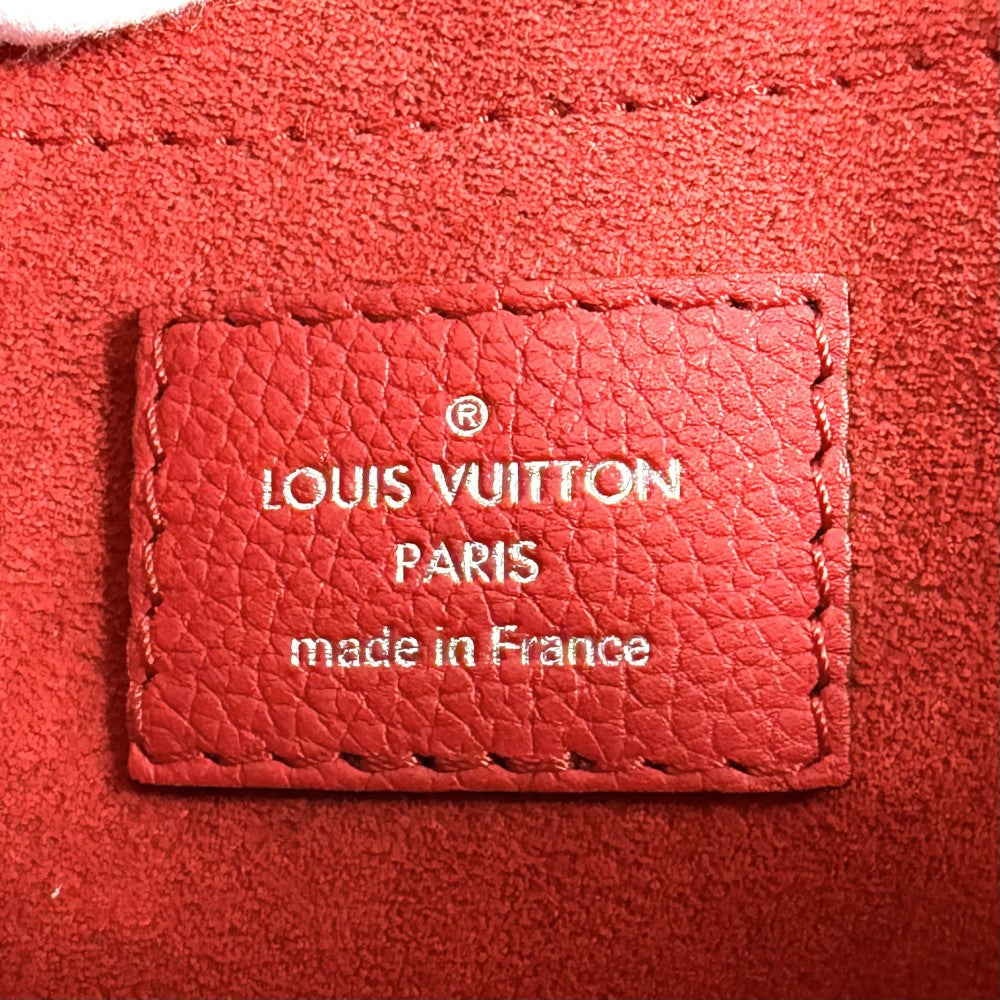 LOUIS VUITTON ルイヴィトン ショルダーバッグ チェーン マイロックミ―BB M51419 レザー レッド 赤 シルバー金具 レディース【中古品】