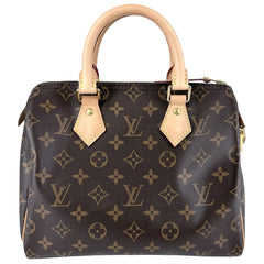 LOUIS VUITTON ルイヴィトン ハンドバッグ モノグラム スピーディ25 ミニボストンバッグ Speedy25 M41109 ブラウン 茶 ゴールド金具 レディース【中古品】