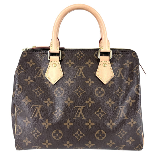 LOUIS VUITTON ルイヴィトン ハンドバッグ モノグラム スピーディ25 ミニボストンバッグ Speedy25 M41109 ブラウン 茶 ゴールド金具 レディース【中古品】