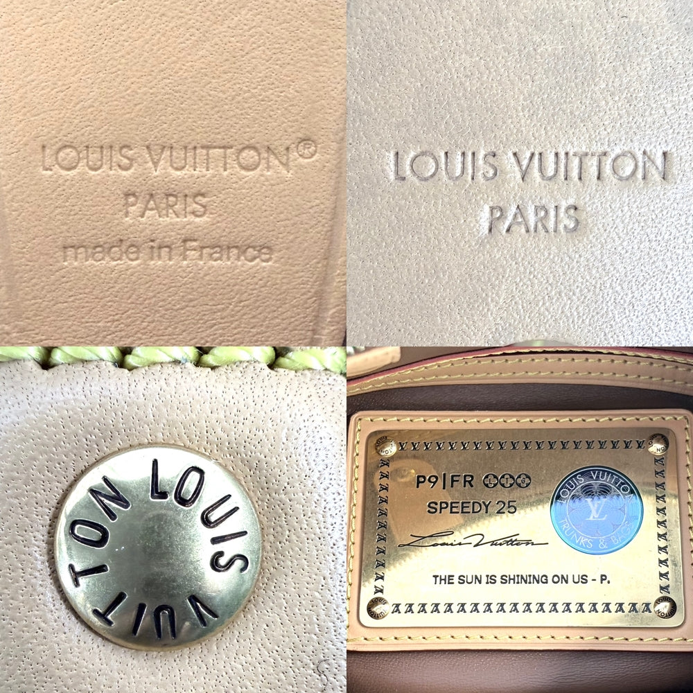 LOUIS VUITTON ルイヴィトン 2WAY モノグラム スピーディP9 バンドリエール 25 ハンドバッグ ショルダーバッグ グリーン 緑 M24423 ヴェール アンティークゴールド金具 レディース【中古品】