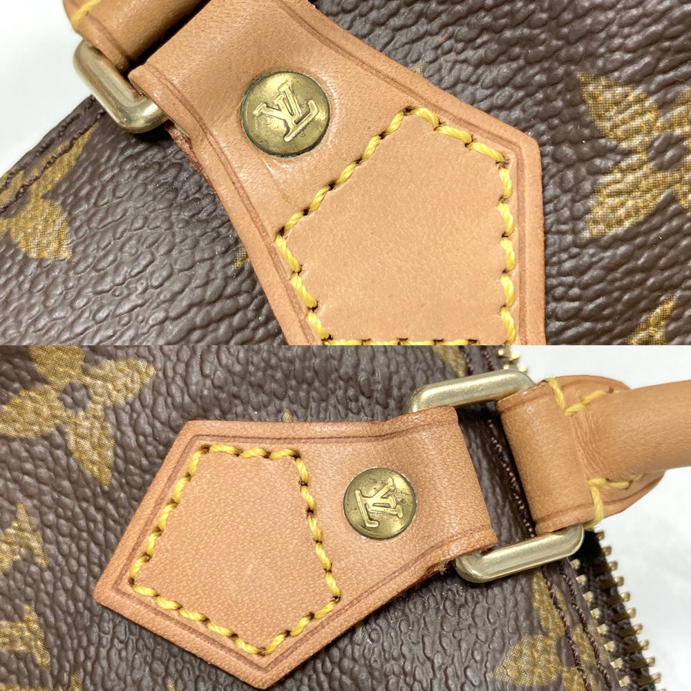 LOUIS VUITTON ルイヴィトン ハンドバッグ ミニスピーディ ミニハンドバッグ M41534 モノグラムキャンバス ブラウン 茶 ゴールド金具 レディース【中古品】