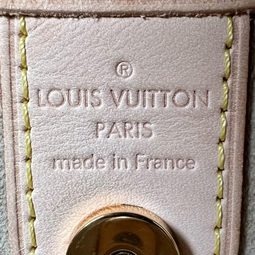 LOUIS VUITTON ルイヴィトン ショルダーバッグ ガリエラPM N55215 ダミエアズールキャンバス ホワイト 白 ゴールド金具 レディース【中古品】