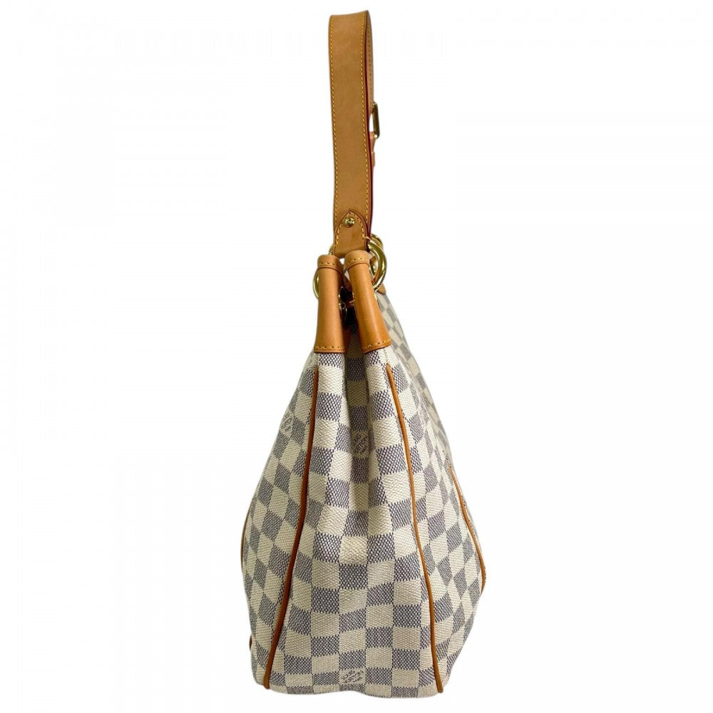 LOUIS VUITTON ルイヴィトン ショルダーバッグ ガリエラPM N55215 ダミエアズールキャンバス ホワイト 白 ゴールド金具 レディース【中古品】