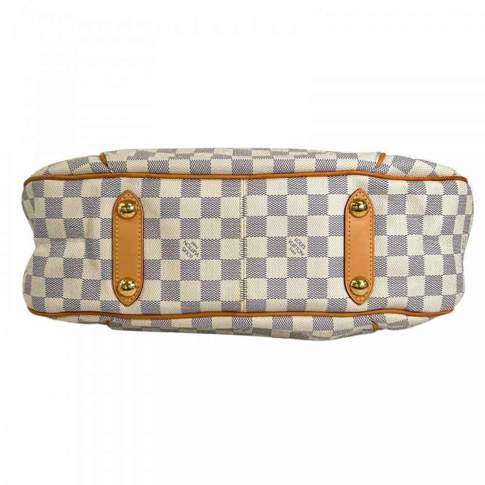 LOUIS VUITTON ルイヴィトン ショルダーバッグ ガリエラPM N55215 ダミエアズールキャンバス ホワイト 白 ゴールド金具 レディース【中古品】