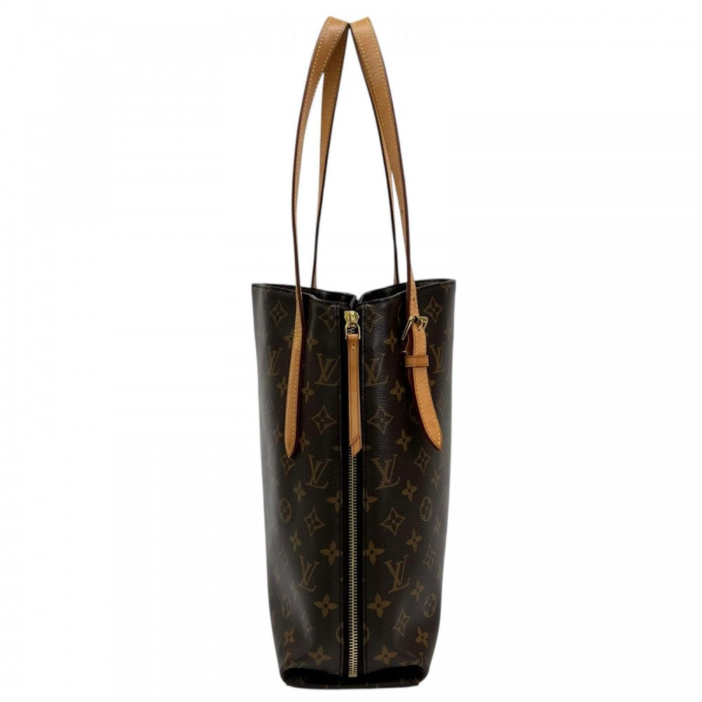 LOUIS VUITTON ルイヴィトン トートバッグ ヴォルテール M41208 モノグラムキャンバス ブラウン 茶 ゴールド金具 レディース【中古品】