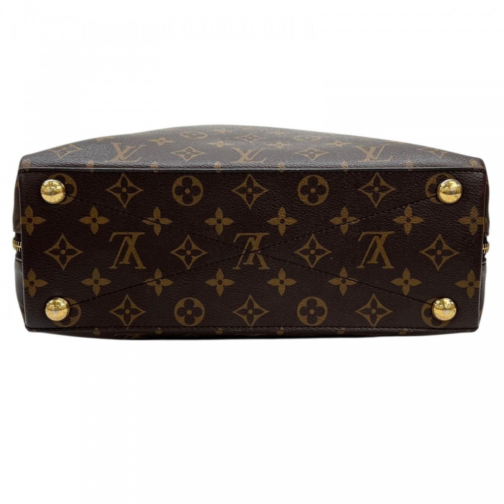 LOUIS VUITTON ルイヴィトン トートバッグ ヴォルテール M41208 モノグラムキャンバス ブラウン 茶 ゴールド金具 レディース【中古品】