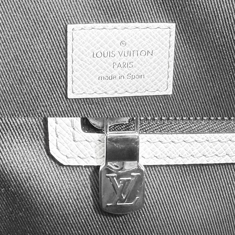 LOUIS VUITTON ルイヴィトン 2WAY タイガラマ ウィークエンド トートNM トートバッグ ショルダーバッグ ホワイト 白 M30919 ブロン シルバー金具 メンズ【中古品】