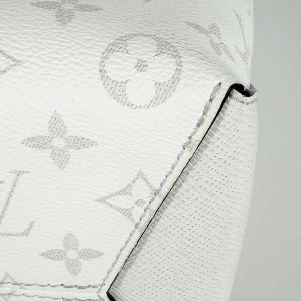 LOUIS VUITTON ルイヴィトン 2WAY タイガラマ ウィークエンド トートNM トートバッグ ショルダーバッグ ホワイト 白 M30919 ブロン シルバー金具 メンズ【中古品】