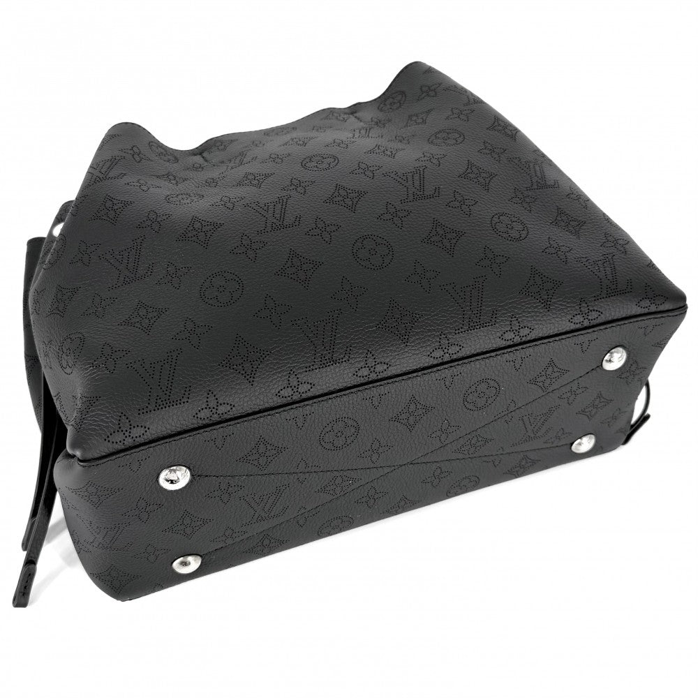 LOUIS VUITTON ルイヴィトン 2WAY モノグラムマヒナ ベラ・トート ハンドバッグ ショルダーバッグ ブラック 黒 M59200 ノワール シルバー金具 レディース【中古品】