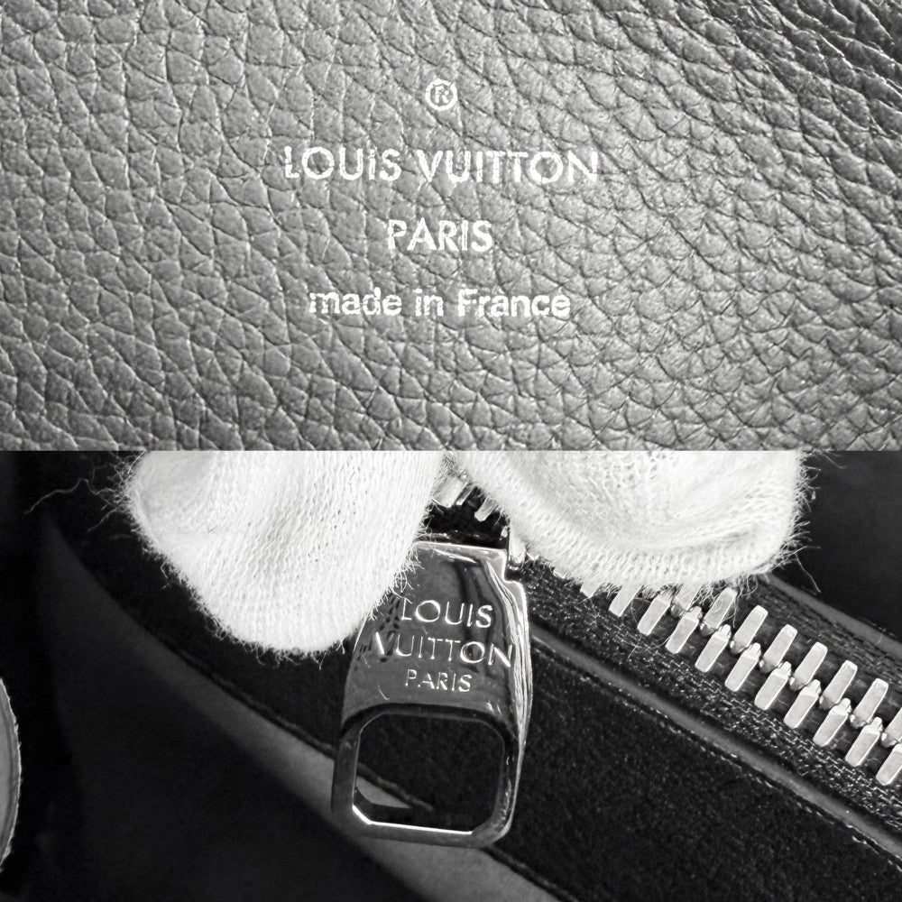 LOUIS VUITTON ルイヴィトン 2WAY モノグラムマヒナ ベラ・トート ハンドバッグ ショルダーバッグ ブラック 黒 M59200 ノワール シルバー金具 レディース【中古品】