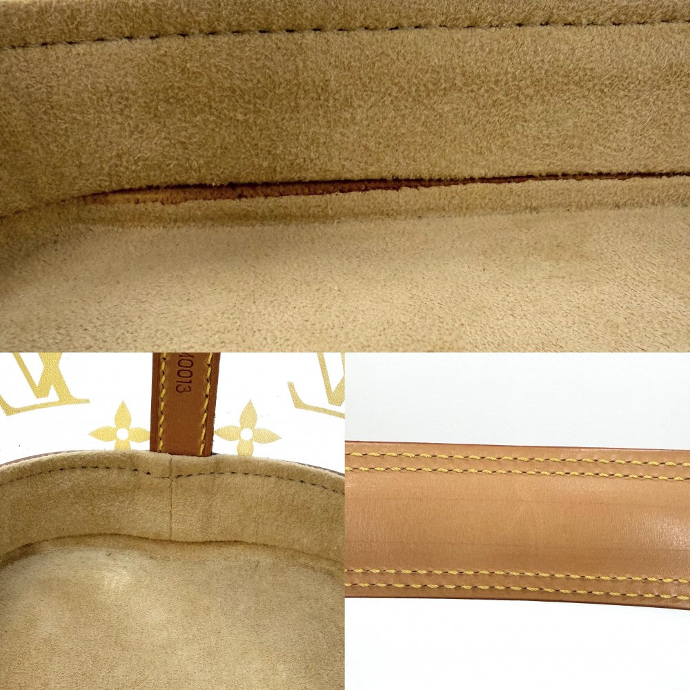 【開店SALE】 LOUIS VUITTON ルイヴィトン トートバッグ モノグラムビニール カバアンブルPM ハンドバッグ ポーチ付き M92502 ブラウン 茶 ゴールド金具 レディース【中古品】