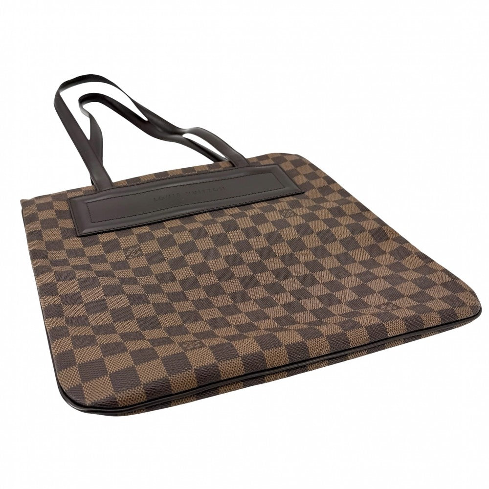 LOUIS VUITTON ルイヴィトン トートバッグ クリフトン ハンドバッグ N51149 ダミエキャンバス ブラウン 茶 ゴールド金具 レディース【中古品】