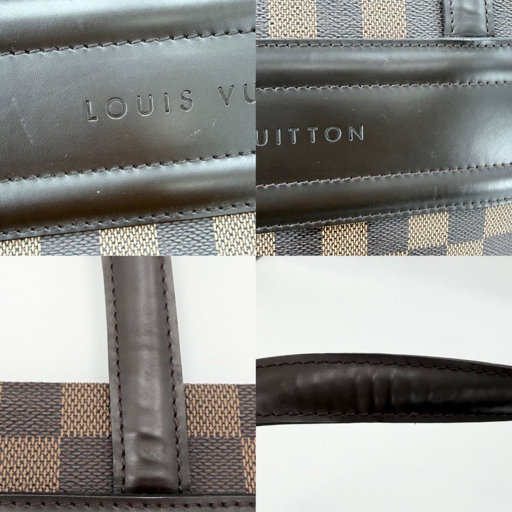 LOUIS VUITTON ルイヴィトン トートバッグ クリフトン ハンドバッグ N51149 ダミエキャンバス ブラウン 茶 ゴールド金具 レディース【中古品】