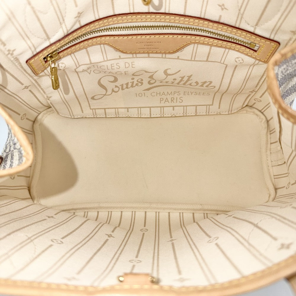 LOUIS VUITTON ルイヴィトン トートバッグ ダミエアズール ネヴァーフルPM ハンドバッグ N51110 ダミエアズールキャンバス ゴールド金具 レディース【中古品】