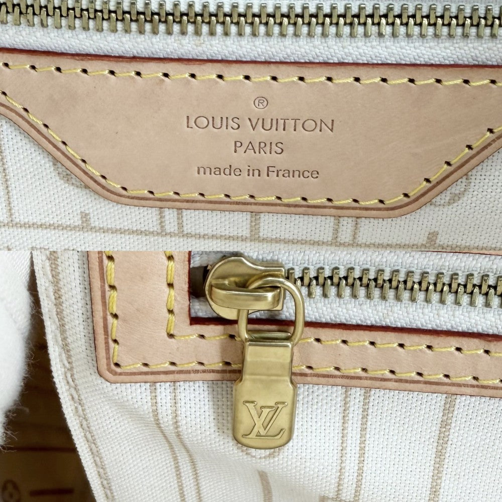 LOUIS VUITTON ルイヴィトン トートバッグ ダミエアズール ネヴァーフルPM ハンドバッグ N51110 ダミエアズールキャンバス ゴールド金具 レディース【中古品】