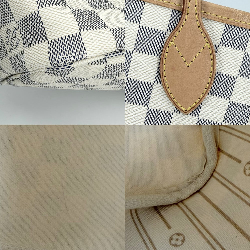LOUIS VUITTON ルイヴィトン トートバッグ ダミエアズール ネヴァーフルPM ハンドバッグ N51110 ダミエアズールキャンバス ゴールド金具 レディース【中古品】