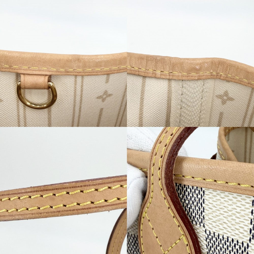 LOUIS VUITTON ルイヴィトン トートバッグ ダミエアズール ネヴァーフルPM ハンドバッグ N51110 ダミエアズールキャンバス ゴールド金具 レディース【中古品】