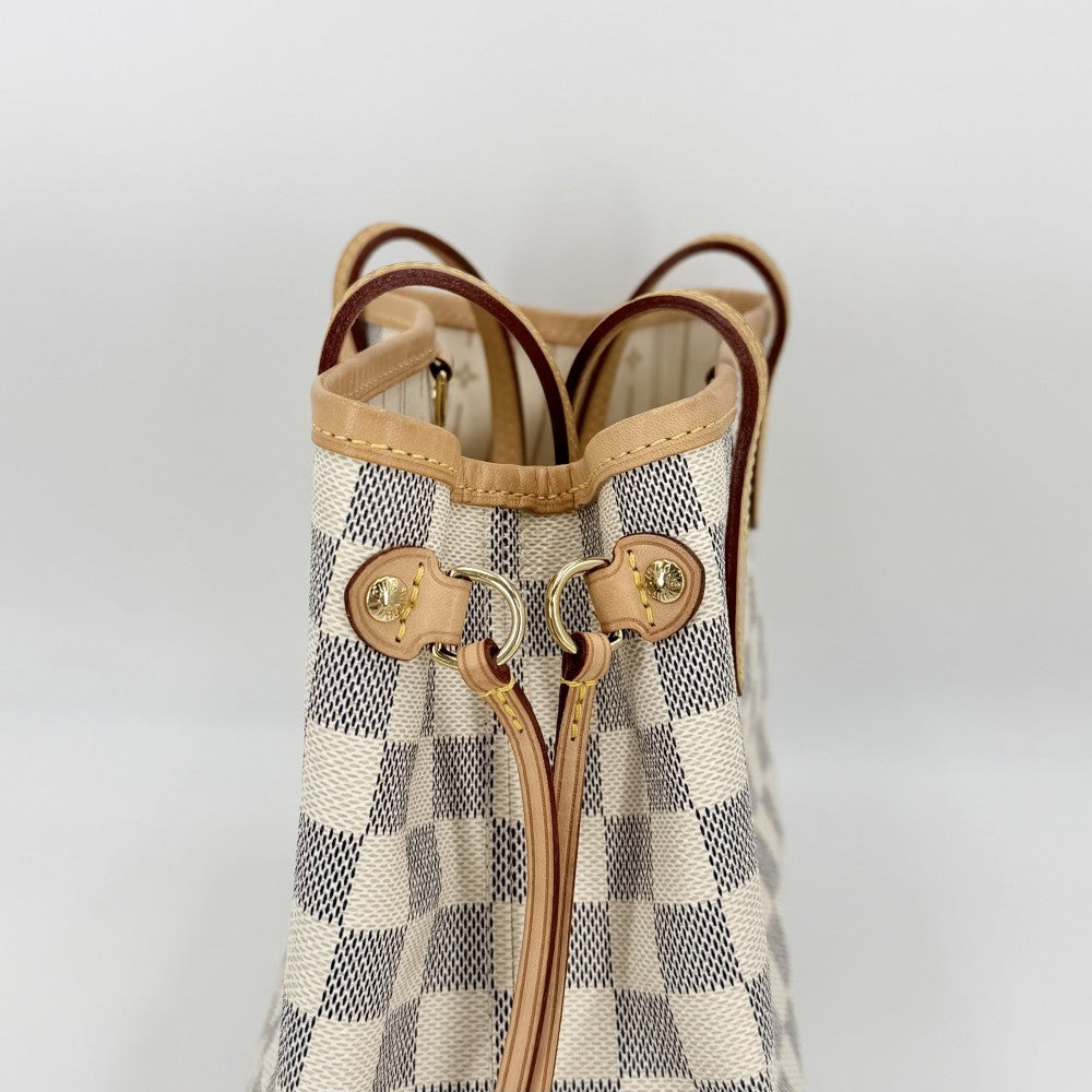 LOUIS VUITTON ルイヴィトン トートバッグ ダミエアズール ネヴァーフルPM ハンドバッグ N51110 ダミエアズールキャンバス ゴールド金具 レディース【中古品】