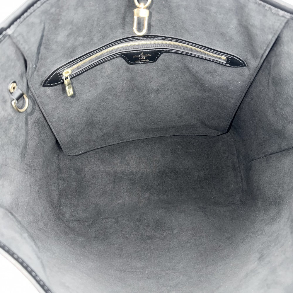 LOUIS VUITTON ルイヴィトン トートバッグ モノグラムジャガードSINCE 1854 ネヴァーフルMM ハンドバッグ M57230 キャンバス レザー ブラック 黒 ゴールド金具 レディース【中古品】
