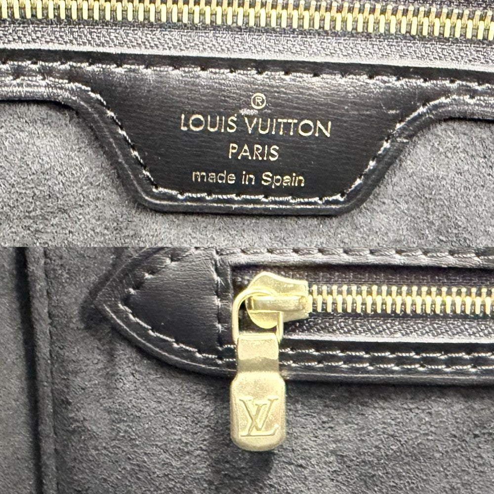 LOUIS VUITTON ルイヴィトン トートバッグ モノグラムジャガードSINCE 1854 ネヴァーフルMM ハンドバッグ M57230 キャンバス レザー ブラック 黒 ゴールド金具 レディース【中古品】