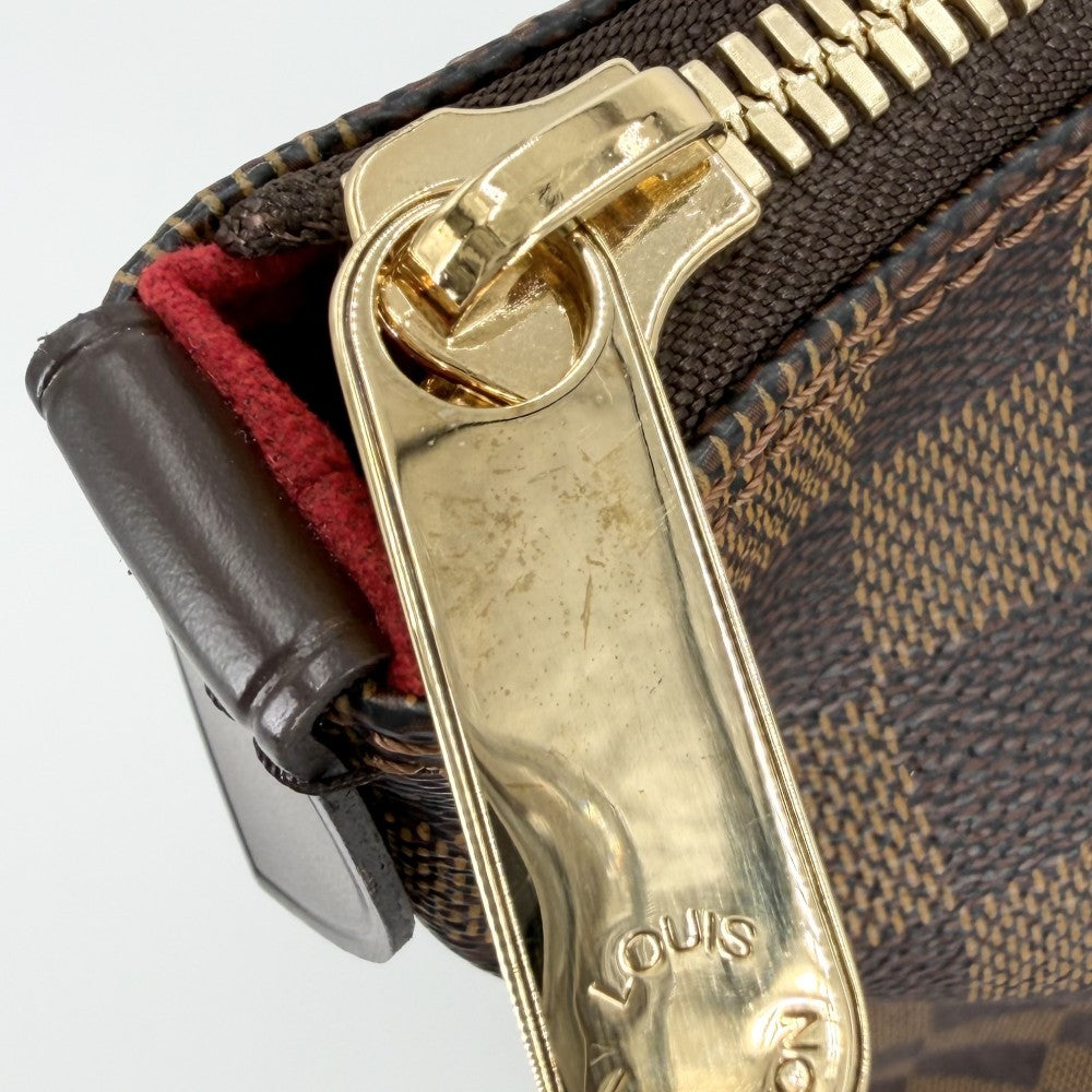 LOUIS VUITTON ルイヴィトン トートバッグ ダミエ サレヤMM ハンドバッグ N51182 ブラウン 茶 ゴールド金具 レディース【中古品】