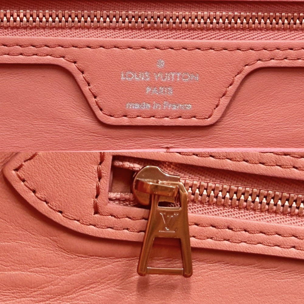 LOUIS VUITTON ルイヴィトン トートバッグ マスターズコレクション ネヴァーフル MM モナリザ ポピーペタル ジェフ クーンズ M43373 ピンク マルチカラー ピンクゴールド×シルバー金具 レディース【中古品】