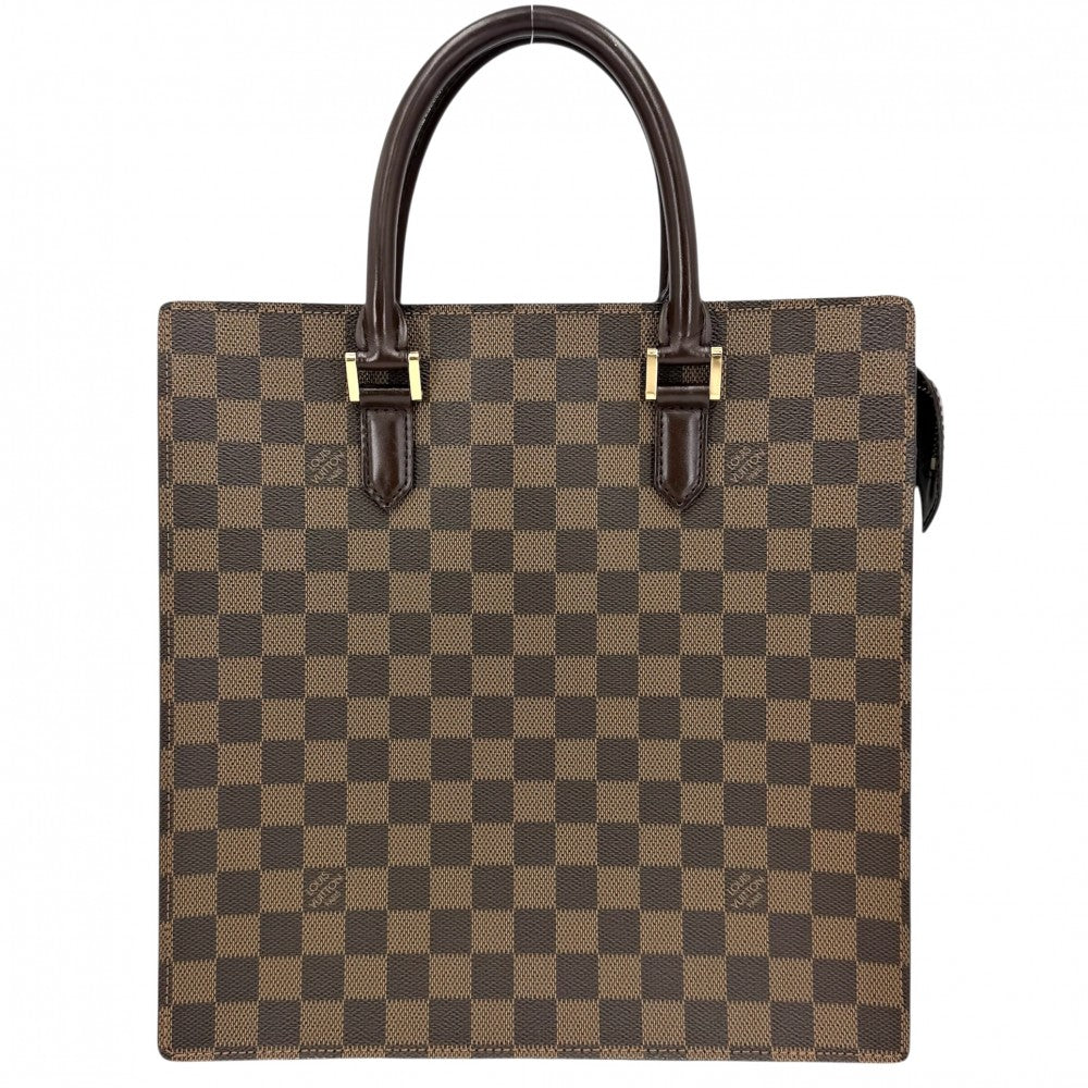 LOUIS VUITTON ルイヴィトン トートバッグ ヴェニスPM ハンドバッグ N51145 ダミエキャンバス ブラウン 茶 ゴールド金具 レディース【中古品】