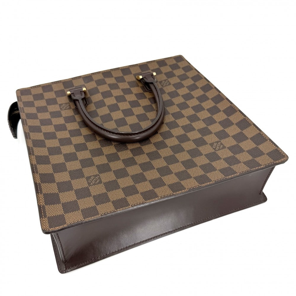 LOUIS VUITTON ルイヴィトン トートバッグ ヴェニスPM ハンドバッグ N51145 ダミエキャンバス ブラウン 茶 ゴールド金具 レディース【中古品】