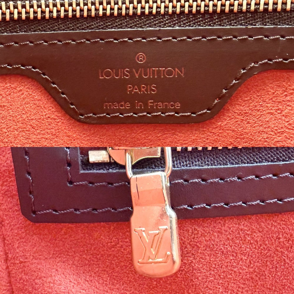 LOUIS VUITTON ルイヴィトン トートバッグ ヴェニスPM ハンドバッグ N51145 ダミエキャンバス ブラウン 茶 ゴールド金具 レディース【中古品】