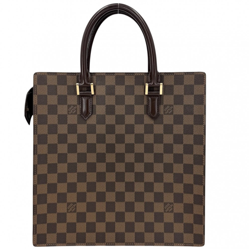 LOUIS VUITTON ルイヴィトン トートバッグ ヴェニスPM ハンドバッグ N51145 ダミエキャンバス ブラウン 茶 ゴールド金具 レディース【中古品】