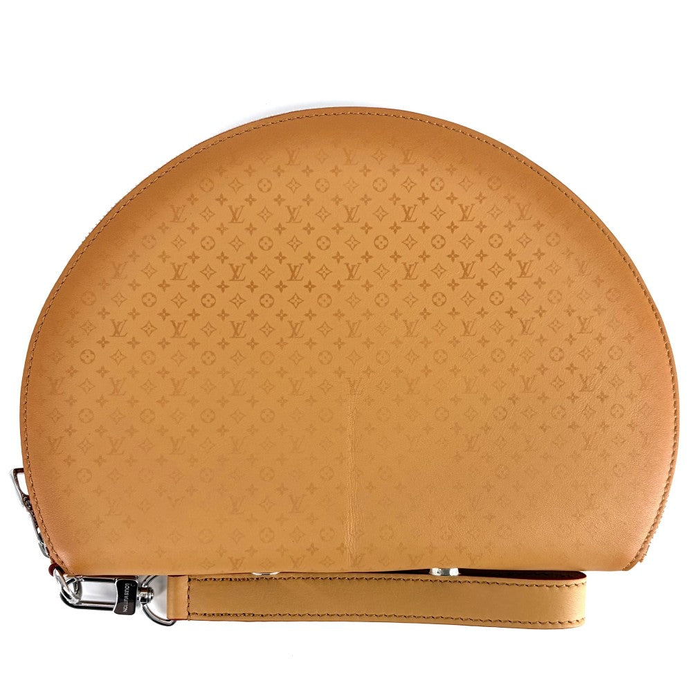 LOUIS VUITTON ルイヴィトン クラッチバッグ モノグラム フォーチュン・クッキー セカンドバッグ ポーチ M82025 ブラウン 茶 シルバー金具 メンズ【中古品】