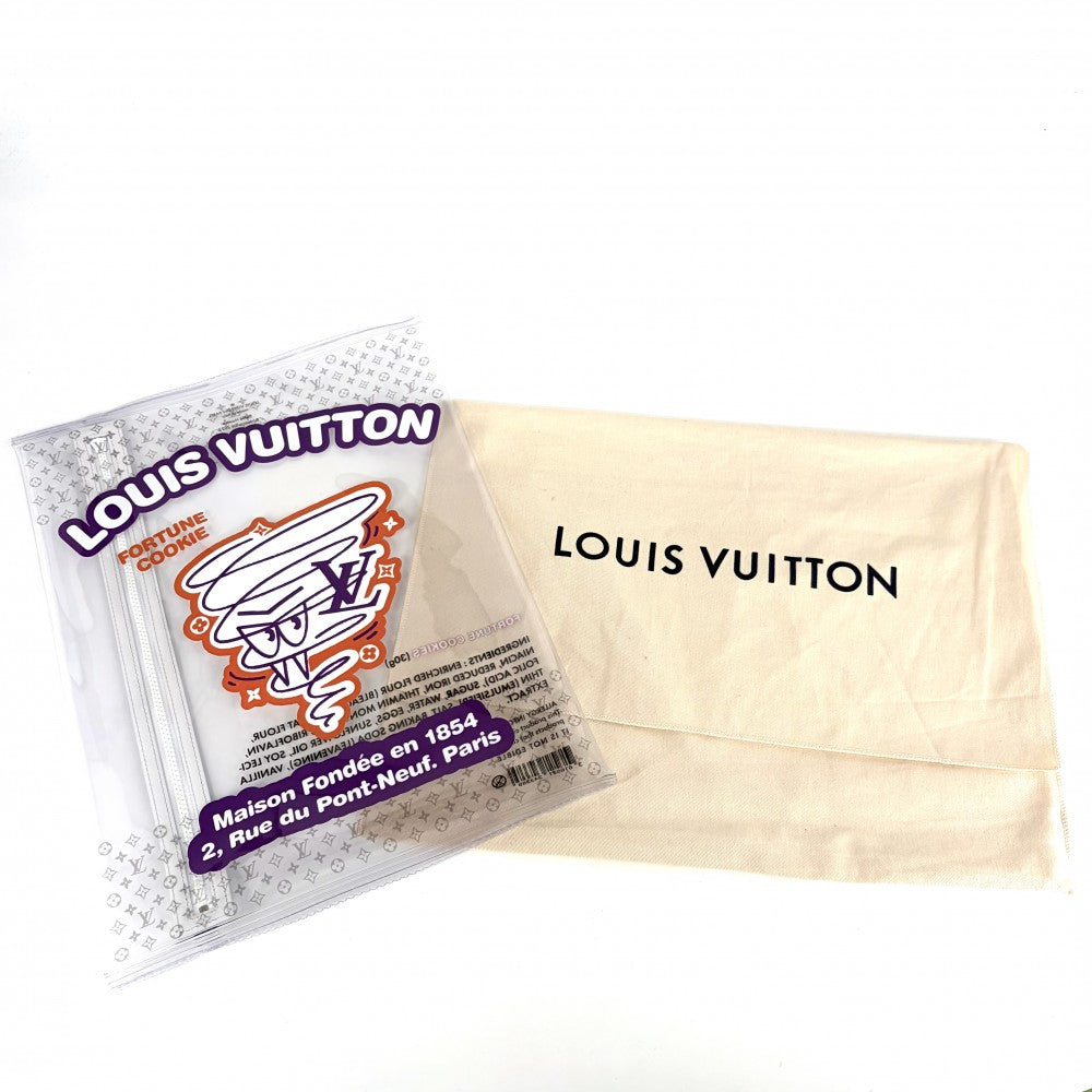 LOUIS VUITTON ルイヴィトン クラッチバッグ モノグラム フォーチュン・クッキー セカンドバッグ ポーチ M82025 ブラウン 茶 シルバー金具 メンズ【中古品】