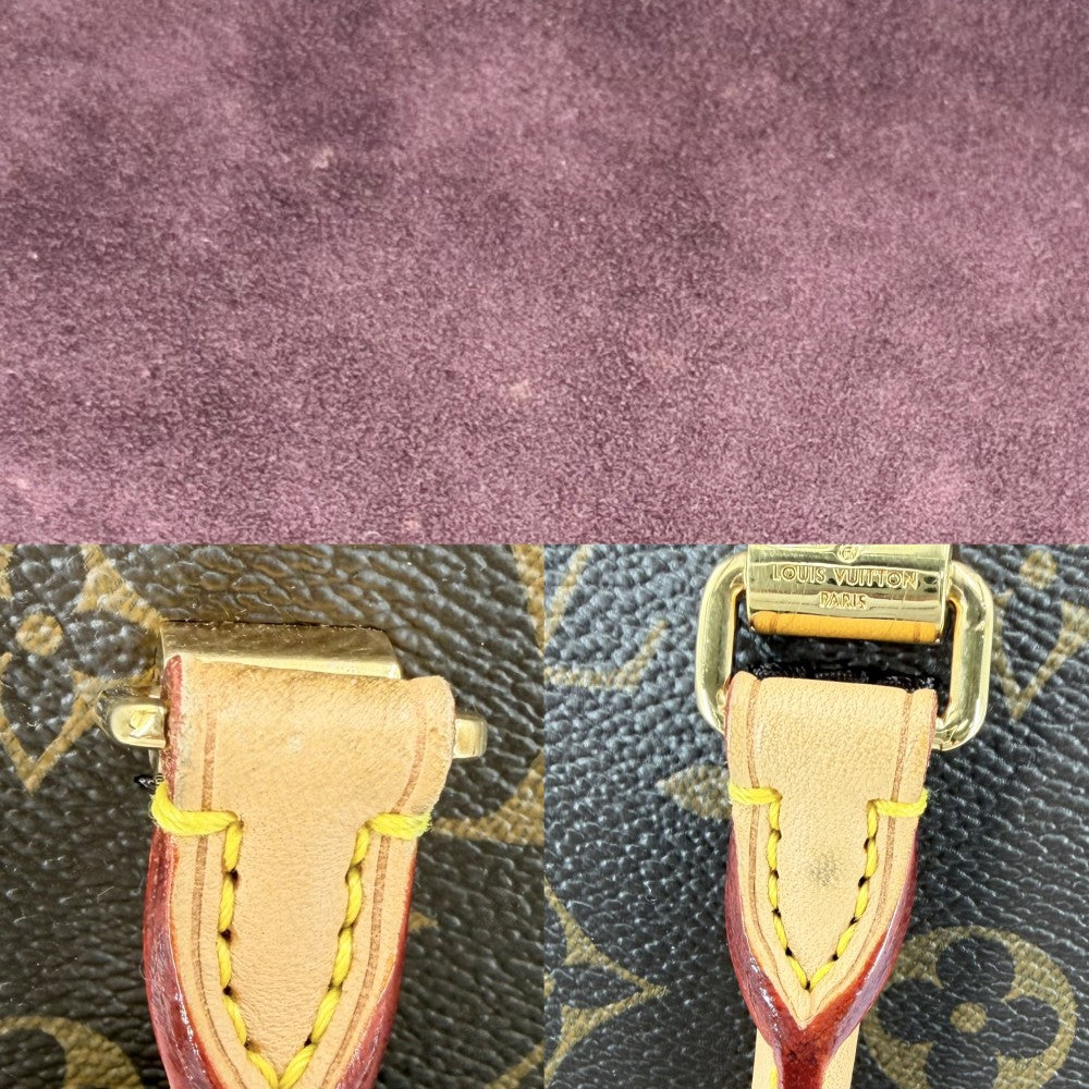 LOUIS VUITTON ルイヴィトン 2WAY パラス ハンドバッグ ショルダーバッグ Pallas M40908 モノグラムキャンバス ブラウン 茶 パープル 紫
 ゴールド金具 レディース【中古品】