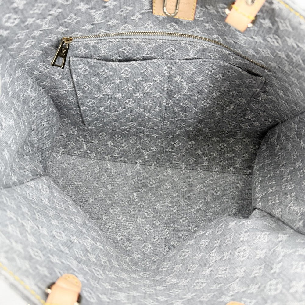 LOUIS VUITTON ルイヴィトン 2WAY オンザゴーMM ハンドバッグ トートバッグ M13189 モノグラムデニム ウォッシュドグレー ゴールド金具 レディース【中古品】