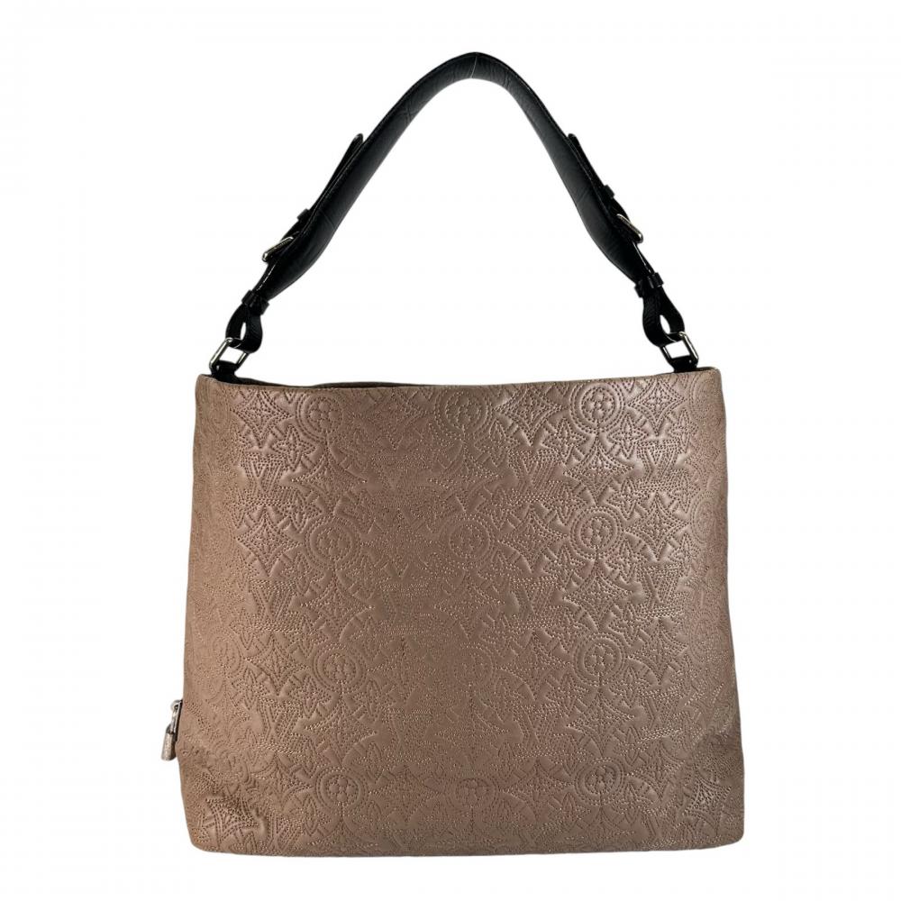 LOUIS VUITTON ルイヴィトン トートバッグ アンティア ホーボーPM モノグラム M93833 ラムスキン ブラウン 茶 シルバー金具 レディース【中古品】