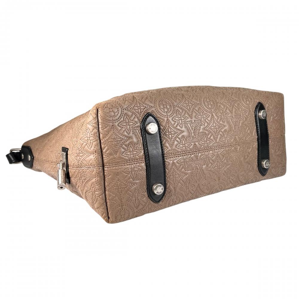 LOUIS VUITTON ルイヴィトン トートバッグ アンティア ホーボーPM モノグラム M93833 ラムスキン ブラウン 茶 シルバー金具 レディース【中古品】