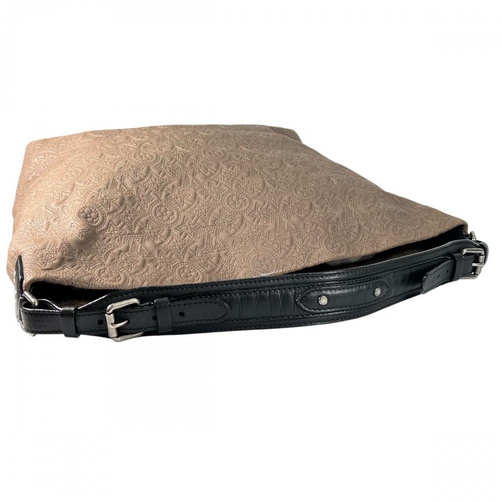 LOUIS VUITTON ルイヴィトン トートバッグ アンティア ホーボーPM モノグラム M93833 ラムスキン ブラウン 茶 シルバー金具 レディース【中古品】