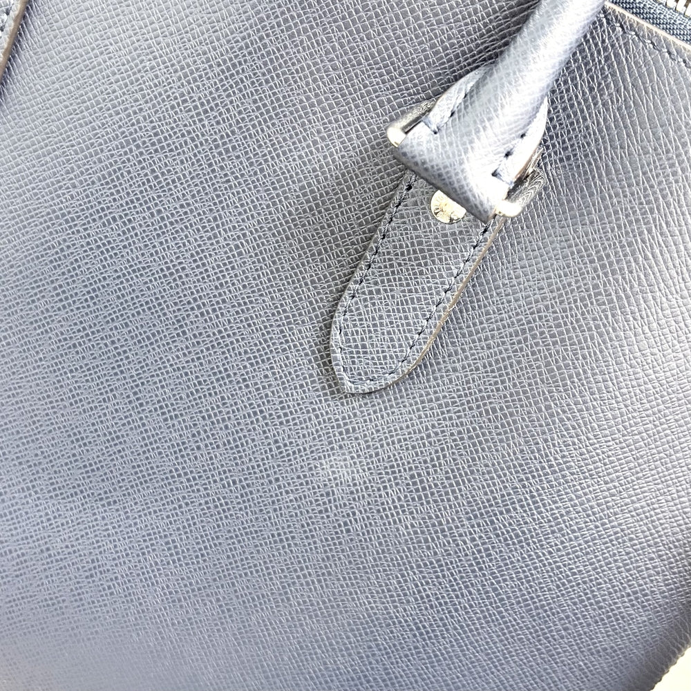 LOUIS VUITTON ルイヴィトン 2WAY タイガ アントン トート ハンドバッグ ショルダーバッグ ビジネスバッグ M33432 ネイビー 紺 シルバー金具 メンズ【中古品】