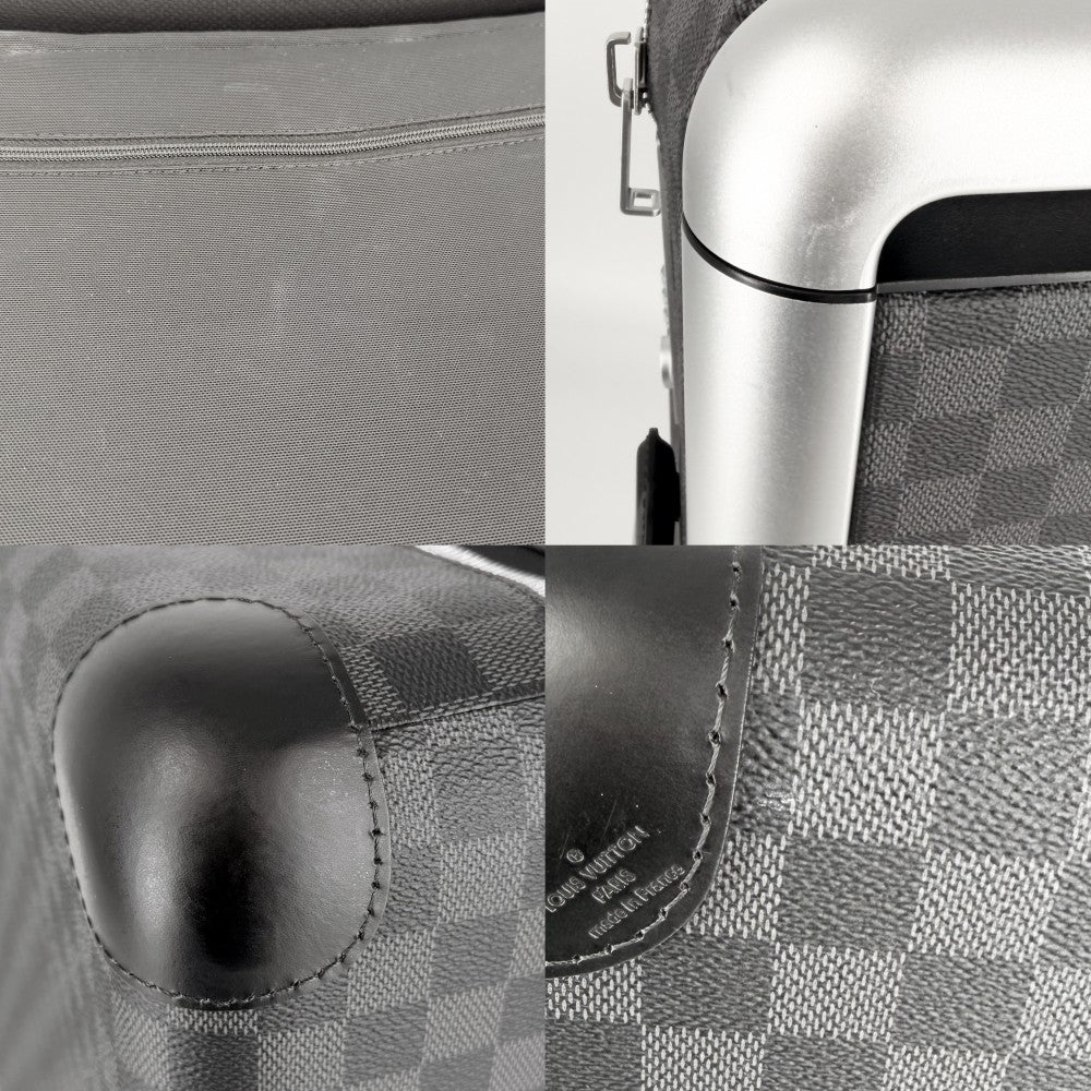 【開店SALE】 LOUIS VUITTON ルイヴィトン キャリーバッグ ホライゾン50 キャリーケース スーツケース トラベルバッグ N23210 ダミエグラフィットキャンバス ブラック 黒 シルバー金具 ユニセックス【中古品】