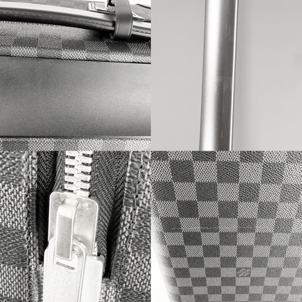 【開店SALE】 LOUIS VUITTON ルイヴィトン キャリーバッグ ホライゾン50 キャリーケース スーツケース トラベルバッグ N23210 ダミエグラフィットキャンバス ブラック 黒 シルバー金具 ユニセックス【中古品】