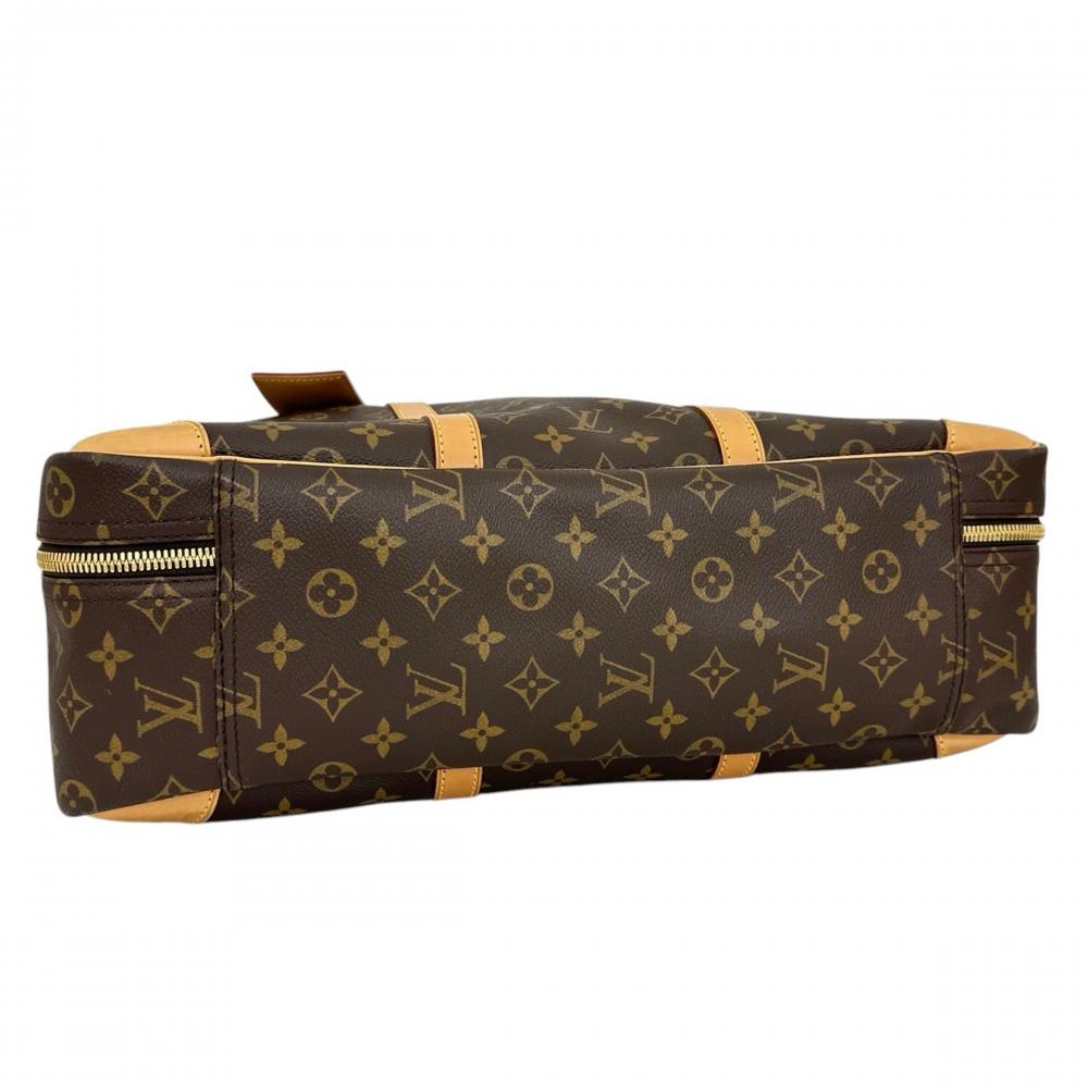 LOUIS VUITTON ルイヴィトン ハンドバッグ シリウス45 LVロゴ トラベルバッグ M41408 モノグラムキャンバス ブラウン 茶 ゴールド金具 レディース【中古品】