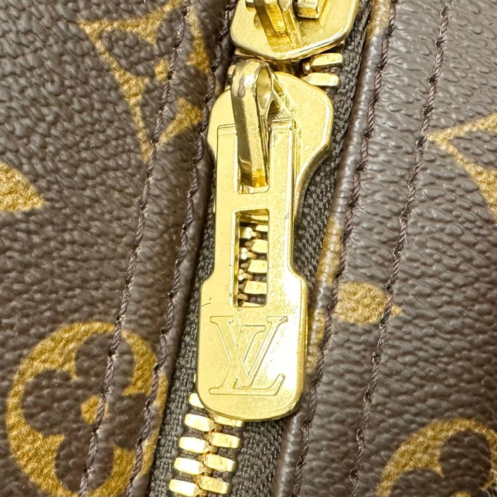 LOUIS VUITTON ルイヴィトン ハンドバッグ シリウス45 LVロゴ トラベルバッグ M41408 モノグラムキャンバス ブラウン 茶 ゴールド金具 レディース【中古品】