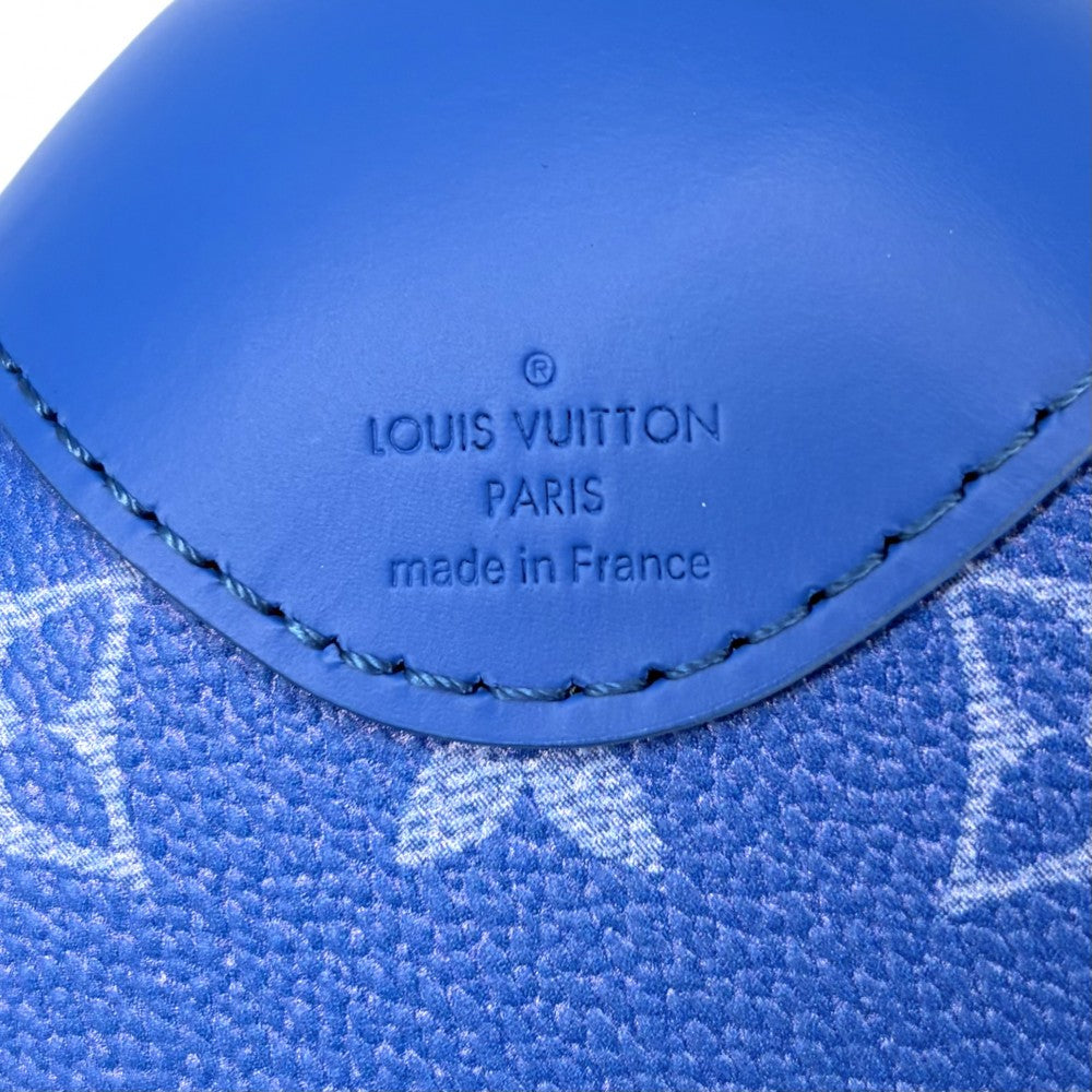 LOUIS VUITTON ルイヴィトン キャリーバッグ モノグラム クラウズ ホライゾン55 トランク スーツケース ヴァージルアブロー M20411 PVCコーティングキャンバス レザー ブルー 青 ホワイト 白 シルバー金具 ユニセックス【中古品】