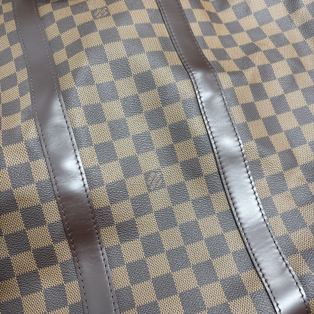 LOUIS VUITTON ルイヴィトン ボストンバッグ キーポルバンドリエール55 旅行バッグ トラベルバッグ ショルダーバッグ N41414 ダミエキャンバス ブラウン 茶 ゴールド金具 ユニセックス【中古品】