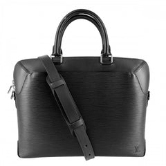 LOUIS VUITTON ルイヴィトン 2WAY オリバー ハンドバッグ ブリーフケース ショルダーバッグ ビジネスバッグ M51689 エピレザー ブラック 黒 シルバー金具 メンズ【中古品】